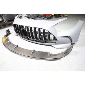 Pare-chocs avant de voiture en fibre de carbone sèche de style <span class=keywords><strong>Black</strong></span> Series avec lèvre pour Mercedes Benz <span class=keywords><strong>AMG</strong></span> <span class=keywords><strong>GT</strong></span> GTS Pièces de voiture - Product Image 3