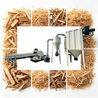 Broyeur de bois industriel avec décharge réglable - Écrans de 3 à 20 mm pour une sciure uniforme CE