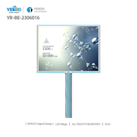 Écran LED vertical haute définition couleur pleine taille P4, panneau d'affichage numérique commercial pour la publicité vidéo urbaine en extérieur