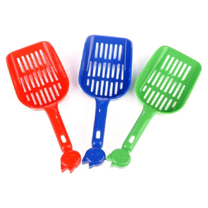 China Eco-Friendly Durable Washable Simple Long Handle PP Plastic Pet Poop <b>Litter</b> Scoop for <b>Cats</b> Dogs Small Animals Custom Color - Product Image 1