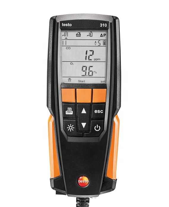 original and brandnew testo 310 portable gas analyzer for co,o2