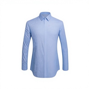 เสื้อเชิ้ตผู้ชาย Nexus Fabrica ผ้าฝ้ายป๊อปลิน 100% ลายทาง ปกคอปก แขนยาว สำหรับใส่ทำงานในออฟฟิศ ป้องกันรอยยับ - Product Image 1