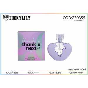 All'ingrosso bottiglia di profumo a forma di cuore da 100ml con confezione regalo unica per le donne con profumo personalizzato set regalo - Product Image 1