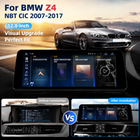 Système de navigation double HD Android 13 RoadNavi pour BMW Série Z4 NBT CIC 2007-2017 Lecteur multimédia vidéo CarPlay sans fil GPS