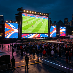 Pantalla LED de alquiler para exteriores de alto brillo P3.91, pantalla de video LED impermeable para festivales de música, partidos deportivos y espectáculos en vivo - Product Image 1