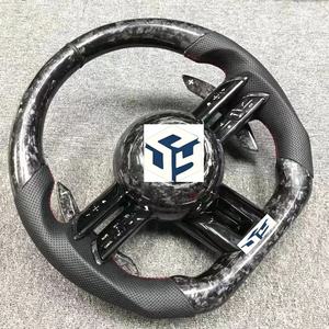 Volante de cuero de fibra de carbono personalizado al por mayor para Benz <span class=keywords><strong>2022</strong></span> nuevo CLS GLE W213 W238 W205 W222 W463 W167 G63 Clase C C63 - Product Image 1