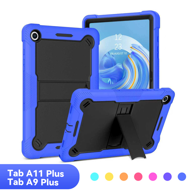 Tablet Kickstand Case for Samsung Galaxy Tab A9+ A11 Plus 11'' X238 X236 Rugged Full-Body Hybrid Shockproof Protection Cover