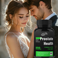 Formule de santé Capsules pour la prostate des hommes - Vegan Saw Palmetto 60 comprimés pour la santé des hommes adultes