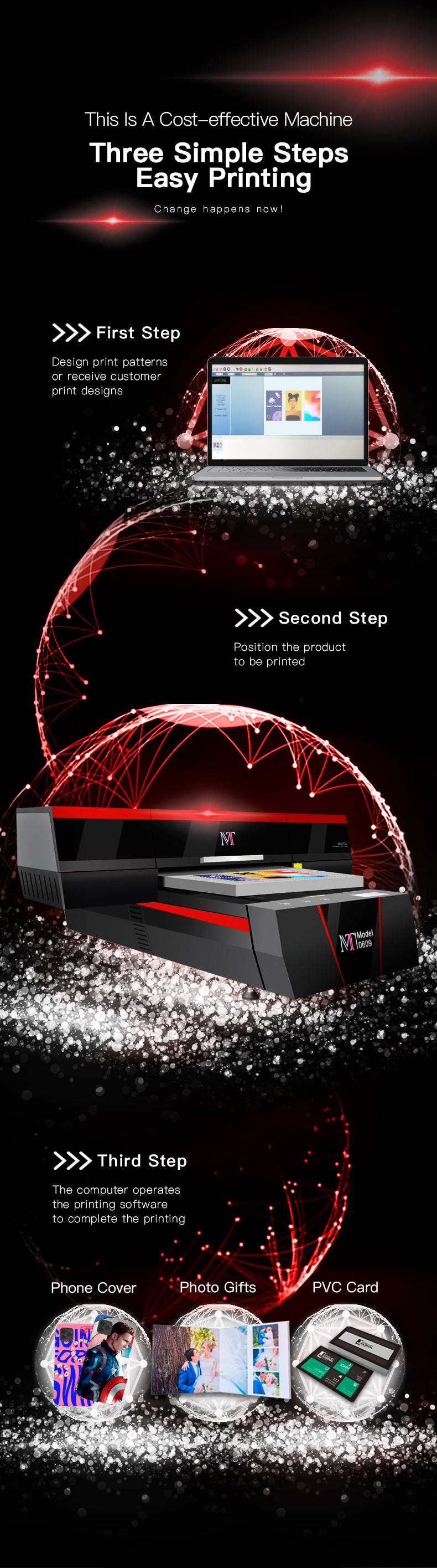 MT Refreto<i></i>nic UV Flatbed printer MT-UV6090pro me<i></i>tal glass  printing machine