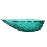 Vaisselle en verre transparent écologique et durable de style bohème pour mariage, ensemble de bols de service de haute qualité pour salades et fruits, vente en gros