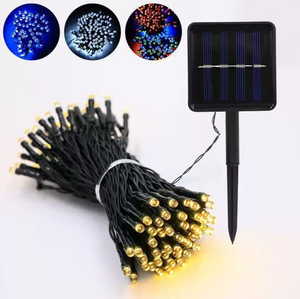 Lumière féérique solaire LED en PVC imperméable pour extérieur, décoration de jardin, lumière à piquet en forme de cerisier, de pêcher, pour Noël, mariage, fête - Product Image 6