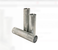 Tube Shelby galvanisé de 3 po x 18 po pour l'échantillonnage de sol pour plateforme de forage