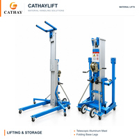 CATHAYLIFT Machinery, prix moins cher, qualité supérieure, élévateur manuel électrique en alliage d'aluminium pour climatiseur