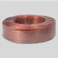 Hochwertiges Sauerstofffreies Kupfer Flachgeflochtenes 12AWG Lautsprecherkabel für Auto-Audio HiFi-Klang