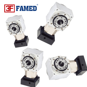 Réducteur à faible jeu 90 degrés AAW-135AS-RF, grande boîte de vitesses rotative à bride pour moteur à arbre creux, engrenages hélicoïdaux - Product Image 6