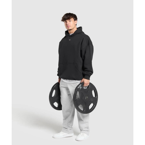 Joggers de gimnasio para hombre, pantalones de pierna ancha Unisex de 100% algodón, estilo callejero deportivo transpirable de la más alta calidad, servicio OEM disponible - Product Image 5