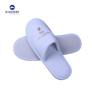 OEM 맞춤형 로고 도매 산호 벨벳 호텔 슬리퍼 공급 낮은 MOQ 일회용 스파 슬리퍼 호텔 슬리퍼 - Product Image 3