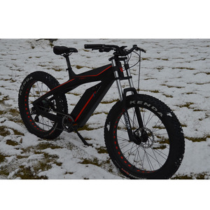 Domanca Carbon-Faser Fatbike Elektrofahrrad Off-Road E-Bike 750W, Elektrisches Mountainbike E-Bike Schnee-E-Bike - Product Image 4