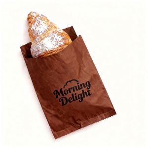 Sacs d'emballage de luxe personnalisés en papier ciré résistant à la graisse, de qualité alimentaire, pour biscuits et pâtisseries, sacs laminés personnalisés - Product Image 2