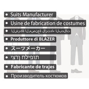 Tweed <span class=keywords><strong>uomo</strong></span> blazer colore blu giacca gilet pantaloni vestiti per matrimonio Veste Homme Pour Mariage Plaid doppiopetto abiti da <span class=keywords><strong>uomo</strong></span> - Product Image 6