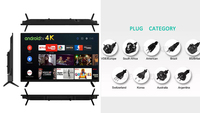 Téléviseur LED intelligent Android 43 pouces Ultra HD 4K