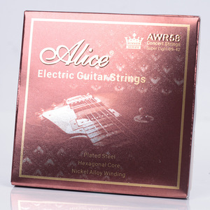 Cuerdas para Guitarra Eléctrica Alice AWR58 Super Light 09-42, Acero Plateado con Entorchado de Aleación de Níquel - Product Image 1