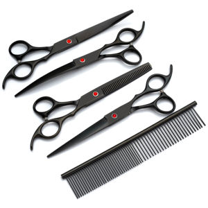 IC-70B çok renkli Pet makas kesme Pet makas köpekler Pet bakım makas seti - Product Image 3