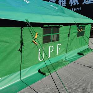 Carpa de Lona Impermeable Grande para 50 Personas, Color Verde Militar, Sudáfrica, Milita, de Una Habitación, para las Cuatro Estaciones, con Protección UPF y Toldo - Product Image 4