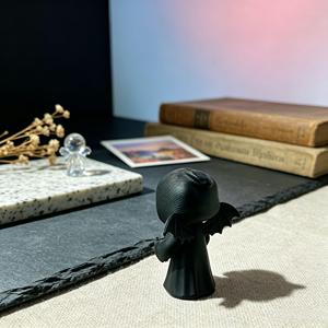 Décorations d'Halloween, cadeau pour ami gothique, petite figurine de squelette imprimée en 3D, décoration de table, de bibliothèque ou de maison pour les fêtes - Product Image 3