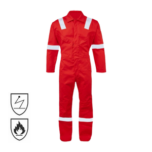 Combinaison de sécurité rouge fournie par l'usine - Product Image 1