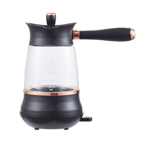 Cafetière turque miniature en verre JIGAO GLT01J 0,5 L, bouilloire portable pour la préparation du café - Product Image 4