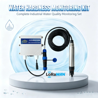 Capteur de dureté de l'eau industriel en ligne avec sonde IP68, sortie numérique, surveillance du CaCO3 pour système de traitement de l'eau de chaudière