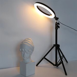 Lampe annulaire LED <span class=keywords><strong>pour</strong></span> selfie, très populaire, avec support de téléphone et trépied <span class=keywords><strong>pour</strong></span> éclairage d'appoint photo et vidéo en direct sur <span class=keywords><strong>TikTok</strong></span> - Product Image 5