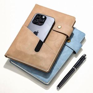 PU Vagan Leather Customized logo Promotional Gift Pu Leather Hardcover Diary Journal Planner <b>Notebook</b> - Product Image 2