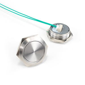HUSA Switch <strong>Button</strong> Manufacturer 22mm Industrial <strong>Button</strong> IP65 Waterproof Ultra Thin Push <strong>Button</strong> Switches Without Illuminated - Product Image 1