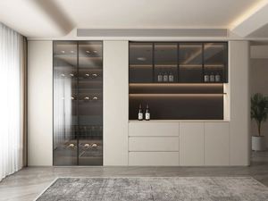 ตู้เก็บของวอลนัทสีดำแบบทันสมัยกำหนดเองได้กันน้ำมัน - Product Image 4