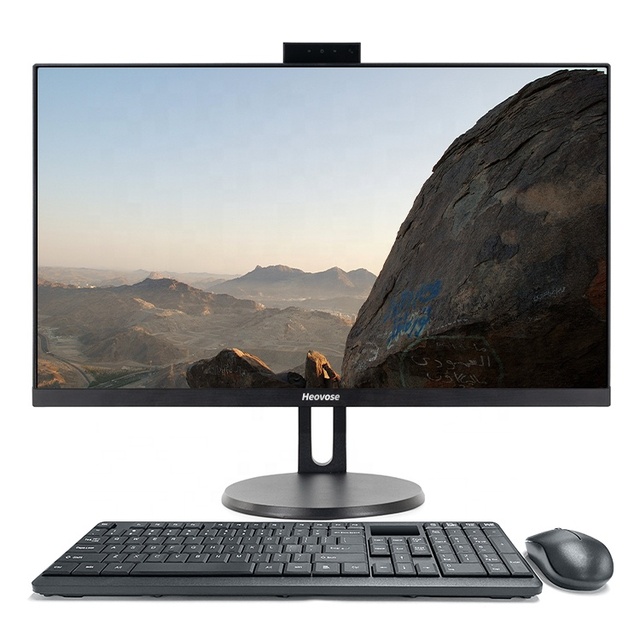 OEM Brand 23.8\" UPS Core I3/i5/i7 All-in-One Desktop Dual Core SSD Hard DDR3 LED Business Gaming AIO PC Monoblock Barebone