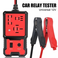 Nouveau testeur de relais automobile avec lumière LED - Couleur rouge - Connectivité USB - Adaptation universelle