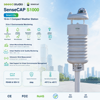 SenseCAP S1000 Station météo ultrasonique intégrée 10-en-1 pour la surveillance environnementale urbaine intelligente avec PM2.5, PM10, CO2 et RS485