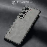 Coque Pour Tecno Camon 40 4G en Cuir Synthétique Mat Rigide, Protection d'Appareil Photo pour Tecno Camon 40 40 Pro Premier