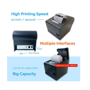 WiFi pour Bluetooth USB Support Ubereats Thermal Receipt Printer 3 pouces de largeur de papier pour caisse enregistreuse Food Delivery App Print - Product Image 3