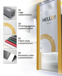 Stores et stores enrouleurs électriques motorisés Weleadalu, imperméables et coupe-vent, avec écran zippé intégré pour usage extérieur sur rail latéral de patio - Product Image 5