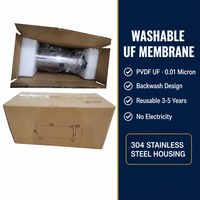 Système de purification d'eau par ultrafiltration (UF) pour lavage des mains, fabriqué en usine OEM, pour hôtels commerciaux, membrane UF, PVDF