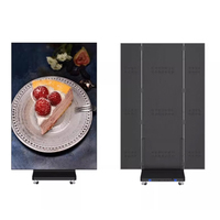 Pantalla LED Mini Portátil de Alto Brillo HD 4K, Pantalla LCD Impermeable para Exteriores, Señalización Digital para Publicidad en Salas