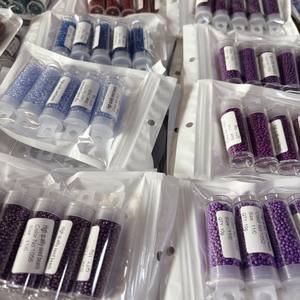 JC 10 grammes par <span class=keywords><strong>tube</strong></span> Bracelet boucle d'oreille collier bricolage perles de rocaille en verre perles de rocaille rondes de qualité supérieure pour la fabrication de bijoux - Product Image 3