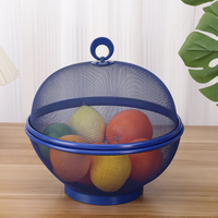 Creatieve keuken fruit- en groentevergiet met deksel, multifunctionele afdruipbak, opbergbak voor groothandel