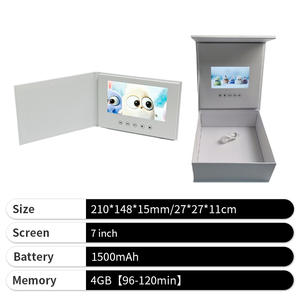 Album vidéo personnalisé en forme de <span class=keywords><strong>carte</strong></span>, rectangle, vente chaude, album vidéo pour <span class=keywords><strong>anniversaire</strong></span> - Product Image 3