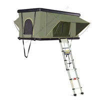 Tente de toit escamotable hydraulique OEMODM en aluminium aéronautique, tissu Oxford, quatre saisons, imperméable, ultralégère, 2 personnes