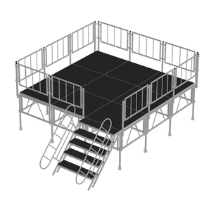 Trung Quốc chất lượng cao Nhôm xách tay giàn hệ thống sân khấu cho triển lãm thương mại hiển thị tổ chức sự kiện sân khấu nền tảng - Product Image 3