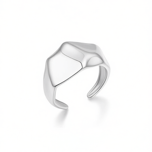 Amy Amy Fashion <b>Ring</b> A3054 Stainless Steel Geometric Modern Women's Jewelry Gift Daily Wear - Product Image 3